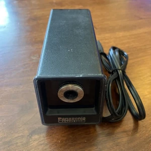 VINTAGE PANASONIC KP-77 AUTO STOP WOODGRAIN ELECTRIC PENCIL SHARPENER - Picture 1 of 5