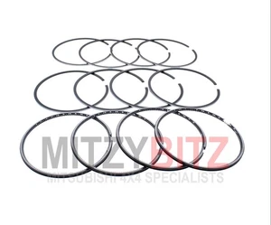 Engine Piston Ring Set (4) Std for Mitsubishi L200 KB4T Series 4 2.5 DiD - Picture 1 of 6