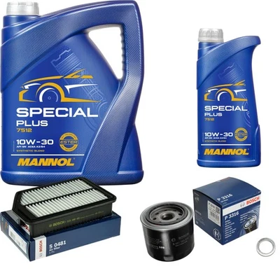 BOSCH Inspektionspaket 6 L MANNOL Special Plus 10W-30 für Hyundai Elantra - Bild 1 von 4