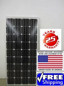 1-180 Watt 12 Volt Battery Charger Solar Panel Off Grid RV Boat solar panels - Picture 1 of 5