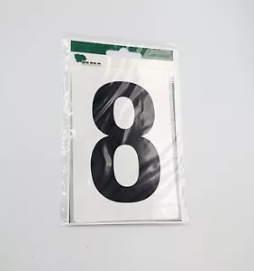 House Door Numbers Approx 4” Self Adhesive Vinyl Labels Number 0 - 9 and A  B - Picture 1 of 14