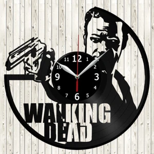 The Walking Dead Vinyl Record Wall Clock Decor Handmade 2490 - Picture 1 of 12