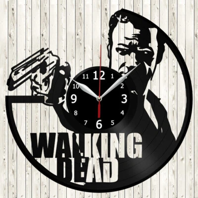 Reloj de pared disco vinilo The Walking Dead decoración hecho a mano 2490 Foto 1 de 4