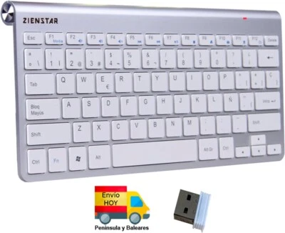 MINI TECLADO INALAMBRICO 2.4 GHz PC Android IOS Smart TV Laptops ESPAÑOL Ñ - Imagen 1 de 3