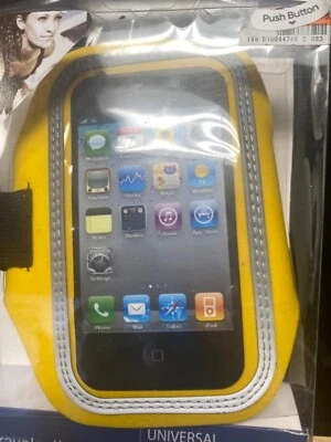 2012 TRAVELOCITY Universal Sport Armband Yellow FITS OLDER ELECTRONICS-Old Schoo - Image 1 of 4