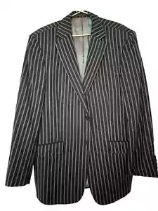 Navy Blue Vintage Dom Bagnato Jacket / Unisex L - Picture 1 of 4