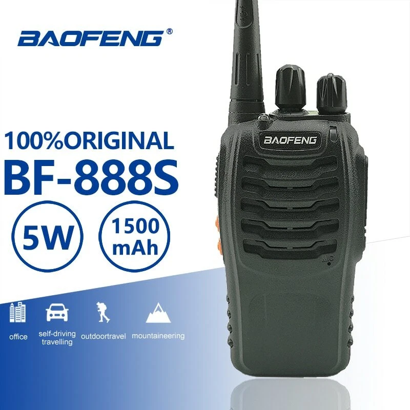 Baofeng BF-888S 5W Walkie Talkie UHF Radio 400-470MHz Handheld Ham Radio BF888S - Image 1 of 4