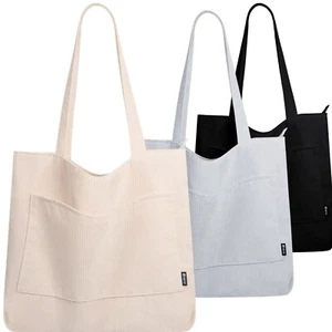 Handtasche Damen Groß Shopper Bag Tasche Stofftasche Reißverschluss Beuteltasche - Bild 1 von 45