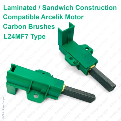 Balais De Charbon De Moteur Pour Machine À Laver SMEG L24MF7 - Photo 1/3