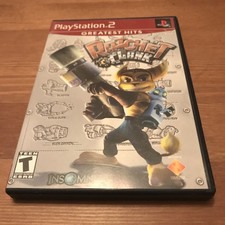 SONY PlayStation 2 PS2 Ratchet & Clank GREATEST HITS VERSION COMPLETE w/ Poster