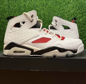 Nike Air Jordan Flight Club 91 White Black Red Size 9 Sneakers w/ Box 555475-121 - Picture 1 of 9