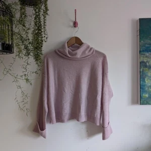 Free People Oliver 100% Kaschmir Rollkragen Pullover Pulli XS Lila 148£ ✨ - Bild 1 von 7