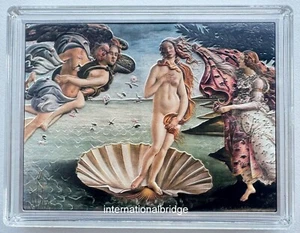 Moneda de plata 2023 Chad El nacimiento de Venus 2 oz y 33,5 oz Cu alto relieve color - Imagen 1 de 6