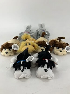 Lote de 8 2001 JAKKS Pacific Pound Puppies Softies Nuevo de Lote Antiguo Sin Caja Foto 1 de 4