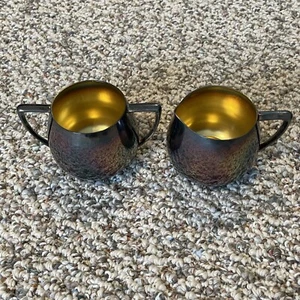 Juego de azucarero y crema vintage Empire Crafts enchapado cuádruple  - Imagen 1 de 8