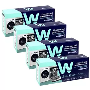 WPRO UNIVERSAL Washing Machine Dishwasher Descaler & Grease Remover 48 x 50g - Picture 1 of 12