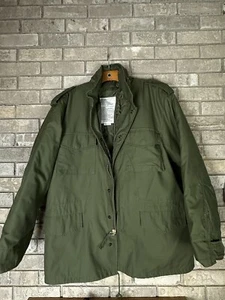 Rothco Ultra Force US Army Feldmantel Herren L grüne Jacke mit gestepptem Futter neuwertig - Bild 1 von 8