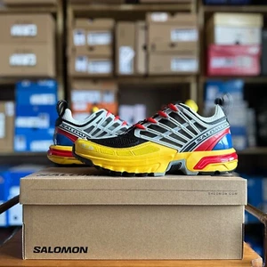 UK 8,5 - Salomon ACS Pro - Black/Lemon/High Risk Red - Bild 1 von 7