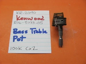 📈KENWOOD R06-5033-05 BASS TREBLE POT 100K Cx2 KR-2090 KR-3090 STEREO RECEIVER - Picture 1 of 1