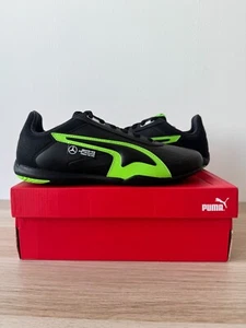 Puma MAPF1 Tune Cat Men Trainers Black Green AMG petronas Sneakers All Size BNIB - Picture 1 of 9