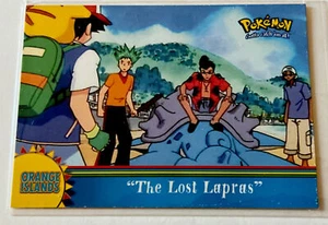 Pokémon LOST LAPRAS Topps 2000 Islas Naranja LOGOTIPO AZUL CASI NUEVO-MT SIN JUGAR 🙂 - Imagen 1 de 2