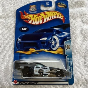 Hot Wheels 2003 #142 Roll Patrol 2/10 FIREBIRD FUNNY CAR Black w/Black 5 Spokes - Picture 1 of 6