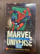 +1992 Skybox Impel Marvel Universe Series 3 FACTORY SEALED Box 36 Packs
