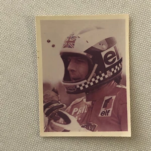 Vintage Motorcycle Racing Photo photograph Snapshot Phil Read ELF Racing - Picture 1 of 3