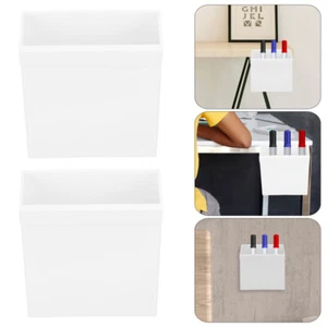 2 Pcs Aufbewahrungsbox Von Wall-Stifthalter Aufbewahrungsbehälter - Bild 1 von 12