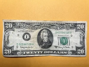 1963-A $20 Twenty Dollar Bill AMAZING CONDITION ** Minneapolis ** Minnesota!! - Picture 1 of 8