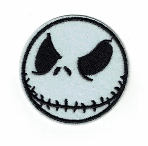 JACK SKELLINGTON Patch Nightmare Before Christmas skeleton Iron On patches  - Picture 1 of 3