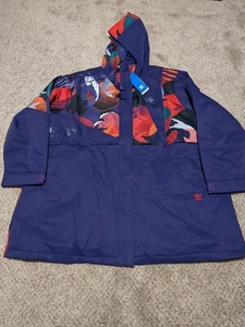 Adidas Women's CNY Parka in Purple/Multi-Color GN4742 Size XL NWT$200 - Picture 1 of 7
