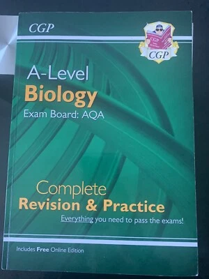 CGP A-Level Biology AQA Complete Revision Guide and Practice - Image 1 of 3