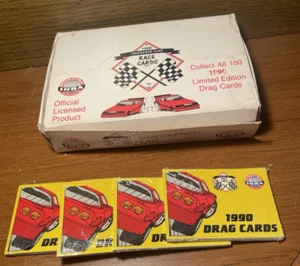 1990 Checkered Flag IHRA Pack Box 36 Packs - Picture 1 of 8