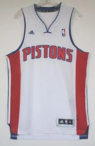 ADIDAS DETROIT PISTONS SWINGMAN BLANK TEAM WHITE JERSEY 2XL - Picture 1 of 9