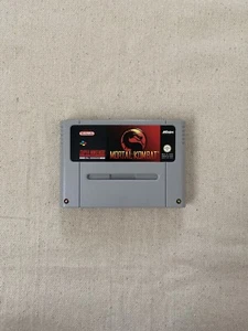 SNES Mortal Kombat Super Nintendo Game Cartridge - Picture 1 of 2