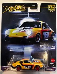 2024 HOT WHEELS PREMIUM CAR CULTURE 1/5 '71 PORSCHE 911 FPY86 W\REAL RIDERS - Picture 1 of 2