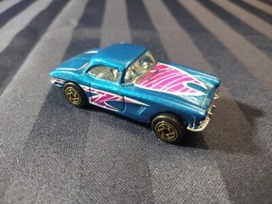Matchbox 1982 Blue 1962 Chevy Chevrolet Corvette Diecast Loose No Packaging  - Picture 1 of 5