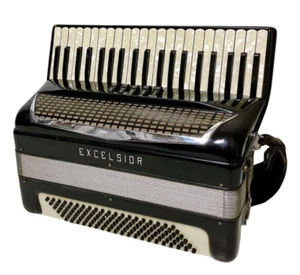 EXCELSIOR MOD. 400 Accordion 41 Keys 120 Bass Made in Italy with Case Used - Picture 1 of 15
