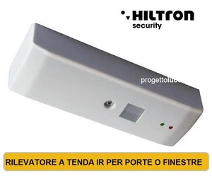 RILEVATORE  a TENDA INFRAROSSI PASSIVI per PORTE E FINESTRE HILTRON IR8 - Foto 1 di 1