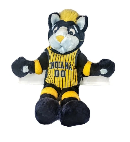 NBA VTG Indiana Pacers Boomer Cat Plush Toy Figure Mascot Basketball Game Decor Cover