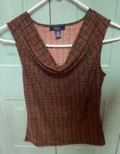 CHAPS ärmelloses Top mit drapiertem Ausschnitt | Größe XS | Neu ohne Etikett - Bild 1 von 3