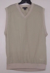 NIKE GOLF  vest L tan  excellent condition  - Picture 1 of 5