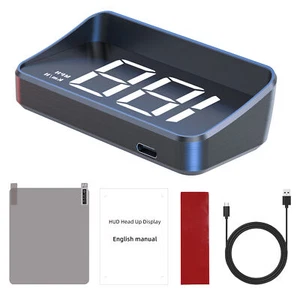 GPS Digital Speedometer Car Truck Motorcycle Head Up Display Odometer HUD MPH - Picture 1 of 12