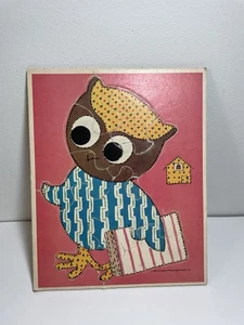 Puzzle gufo per bambini 1969 vintage  - Foto 1 di 1