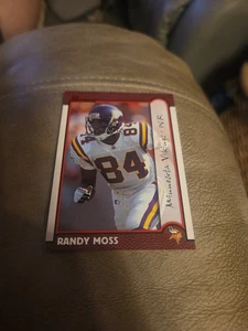 Randy Moss Minnesota Vikings 1999 Bowman #90 - Imagen 1 de 2
