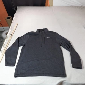 Suéter Eddie Bauer Para Hombres Grande Gris Polar Cuarto Cremallera Pullover Exterior Caminata Top - Imagen 1 de 9