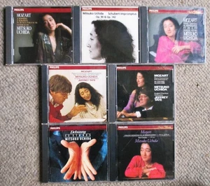 Mitsuko Uchida Classical Piano 7 CD Lot Mozart Debussy & more Very Clean - Picture 1 of 3