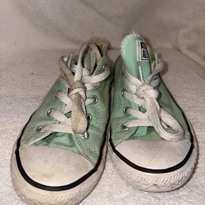 CONVERSE ALL STAR, CHUCK TAYLOR LOW TOP, ZAPATILLAS UNISEX, Juventud 3, Verde Menta - Imagen 1 de 10