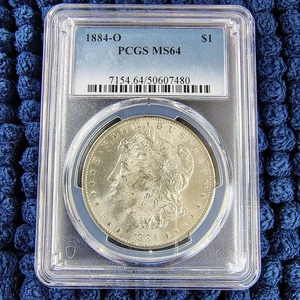 1884-O Morgan Silver Dollar - New Orleans - PCGS MS 64 - Nice Luster! - Picture 1 of 16